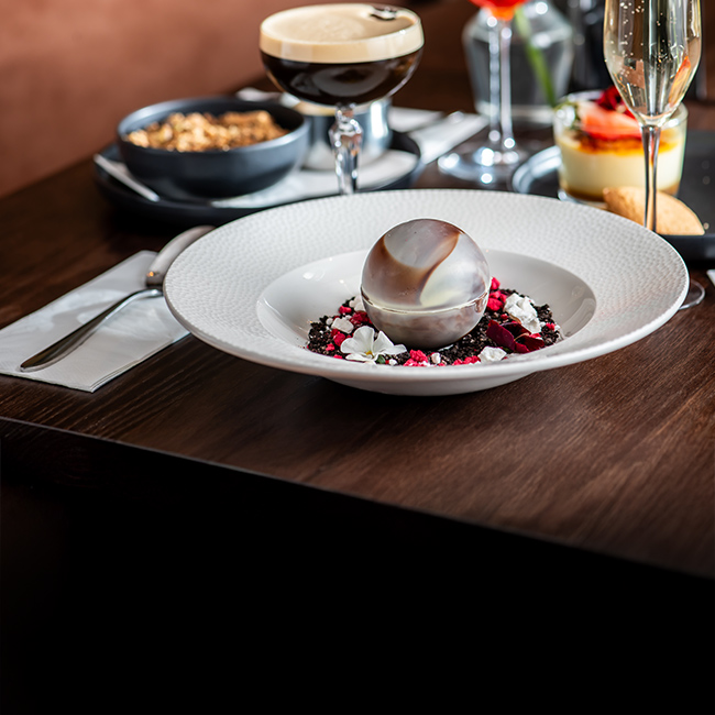 Dessert menu at The Boot Inn